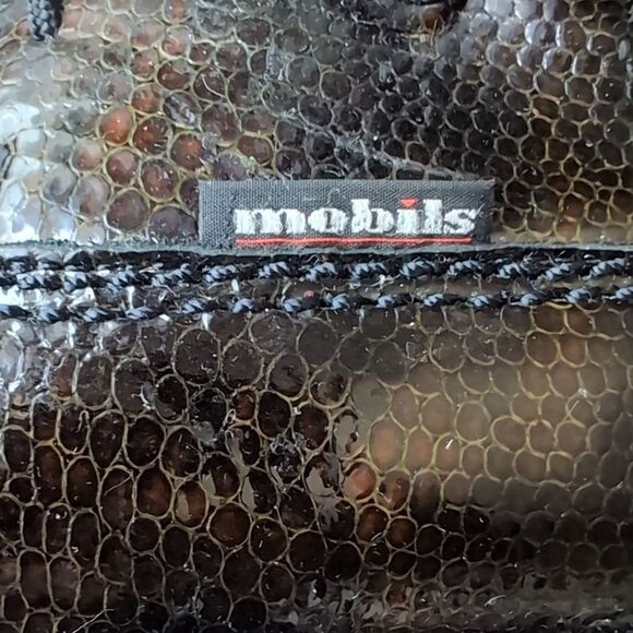 Mephisto Black Genuine Leather Oxfords Shock Absorber Polished Finish Us 7.5 - Picture 9 of 9